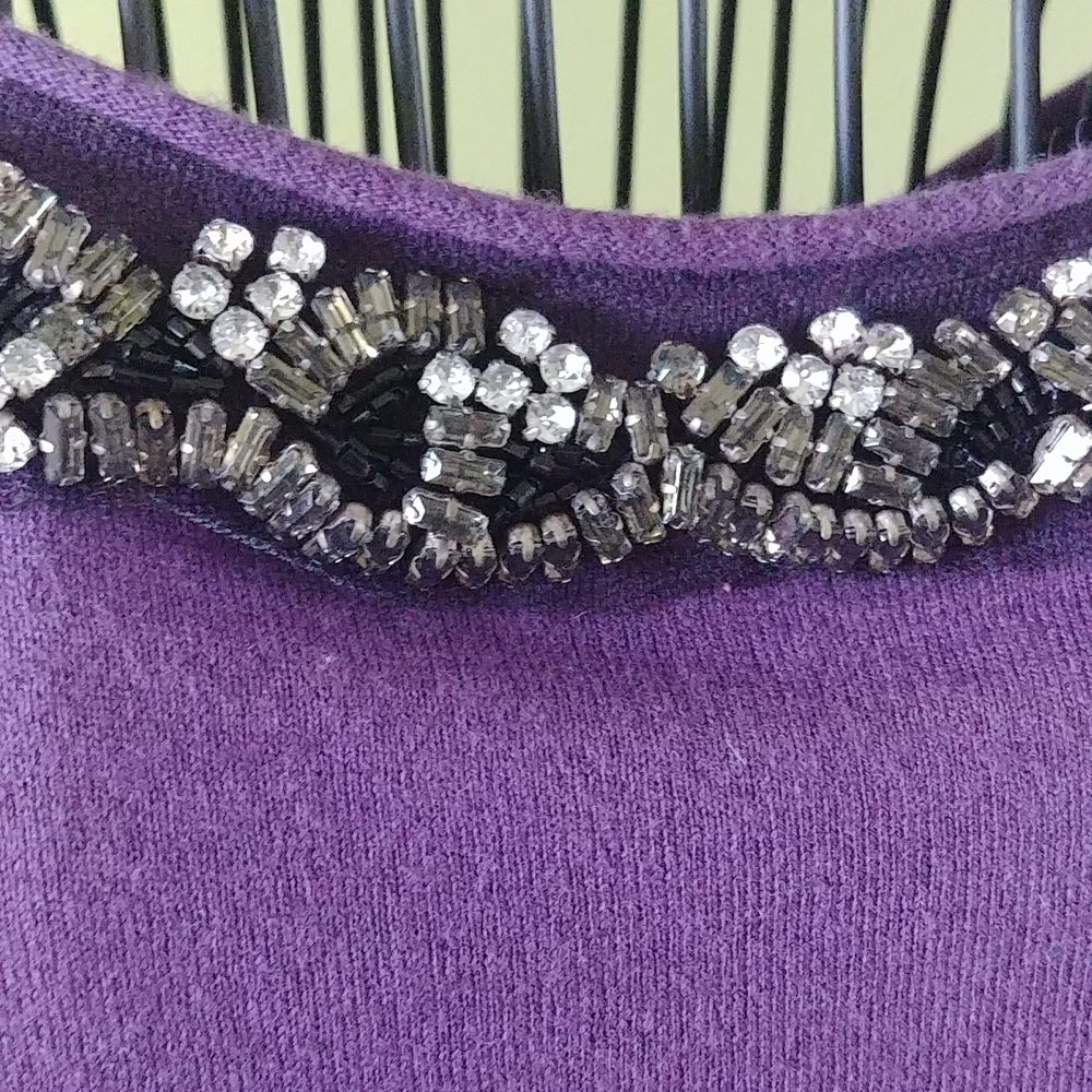 💜 Purple top with ribbon at the back, size PL - Picture 2 of 8